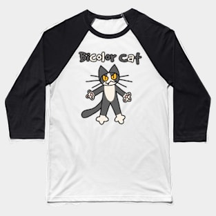 Tuxedo Cat Baseball T-Shirt